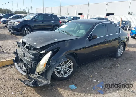 2012 Infiniti G37 Journey z USA, uszkodzony, nr VIN JN1CV6AP7CM625640